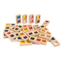 Dominos translucides - jeu de dominos sensoriel