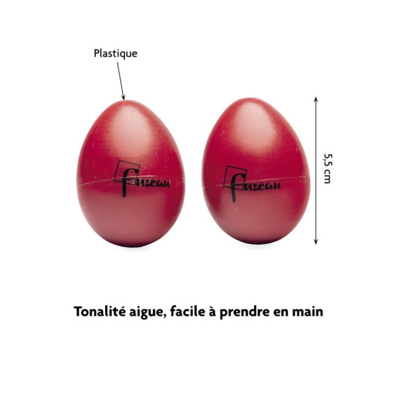 Œufs sonores rouges