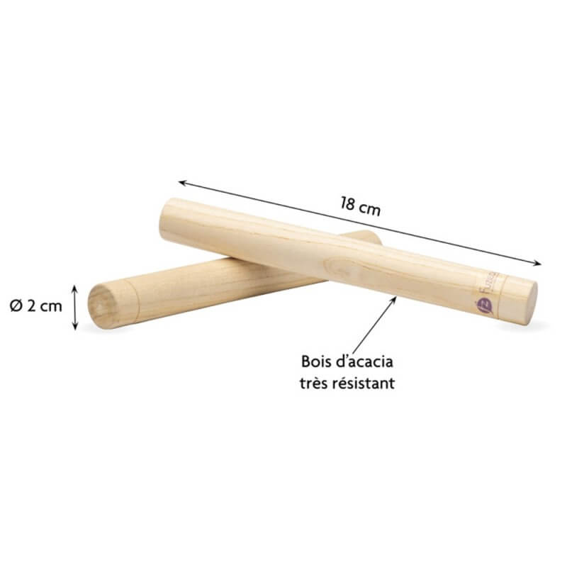 Claves - taille moyenne
