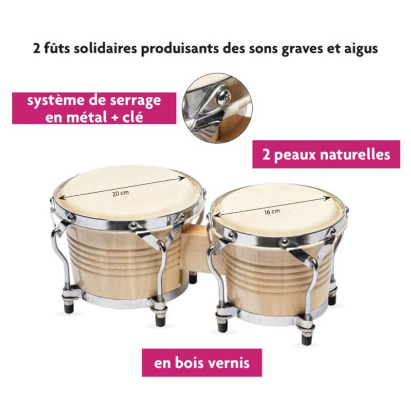 Bongo - Instrument pour personnes âgées