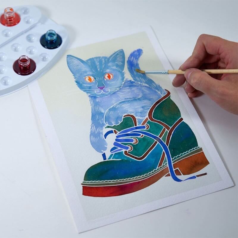 Aquarellum Chatons - Atelier pour personnes âgées