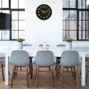 Grande Horloge contrastée - diamètre 40 cm