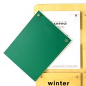 Kit de messages pour calendrier en bois - éphéméride pour maison de retraite
