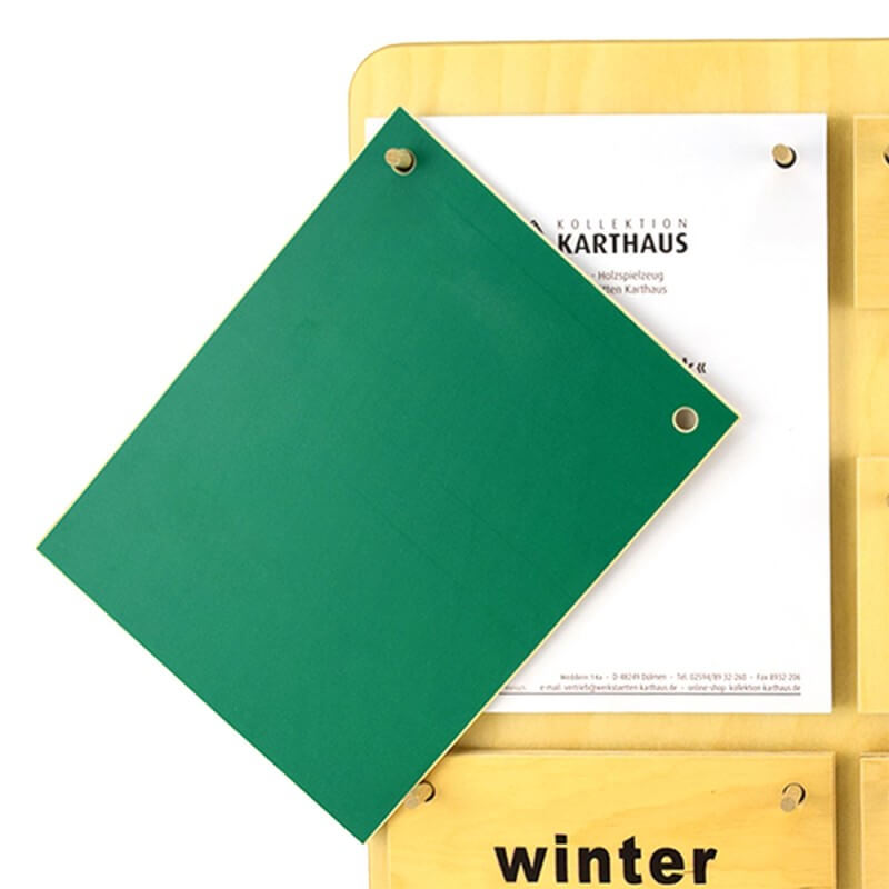 Kit de messages pour calendrier en bois - éphéméride pour maison de retraite