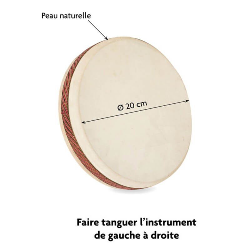 Ocean-drum - Instrument de musique pour un atelier musical en Ehpad