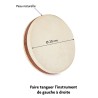 Ocean-drum - Instrument de musique pour un atelier musical en Ehpad