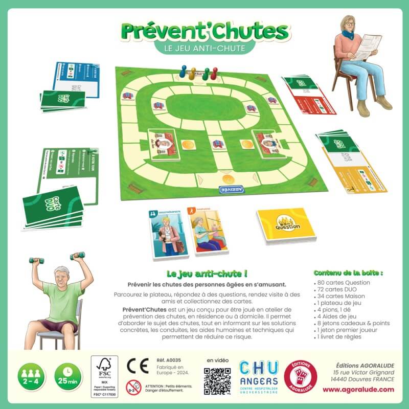 Le jeu Prévent'Chutes - Boite du jeu