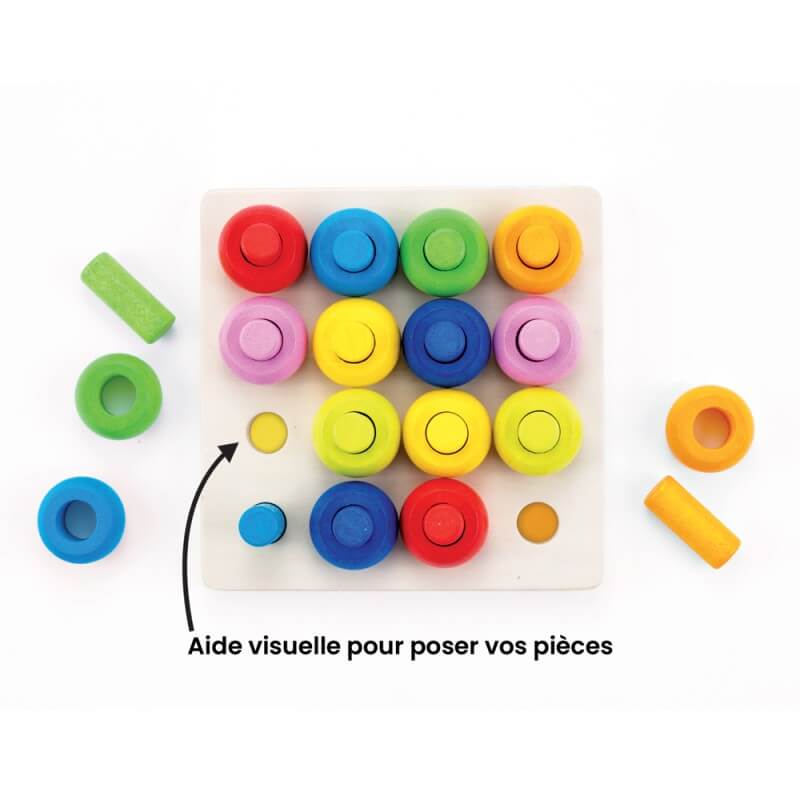 Une aide visuelle pour poser vos pièces