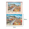 Puzzle adapté Alzheimer - La plage vintage 35 pièces