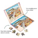 Un puzzle qui peut être réalisé dans sa boite avec un modèle pour vous aider.