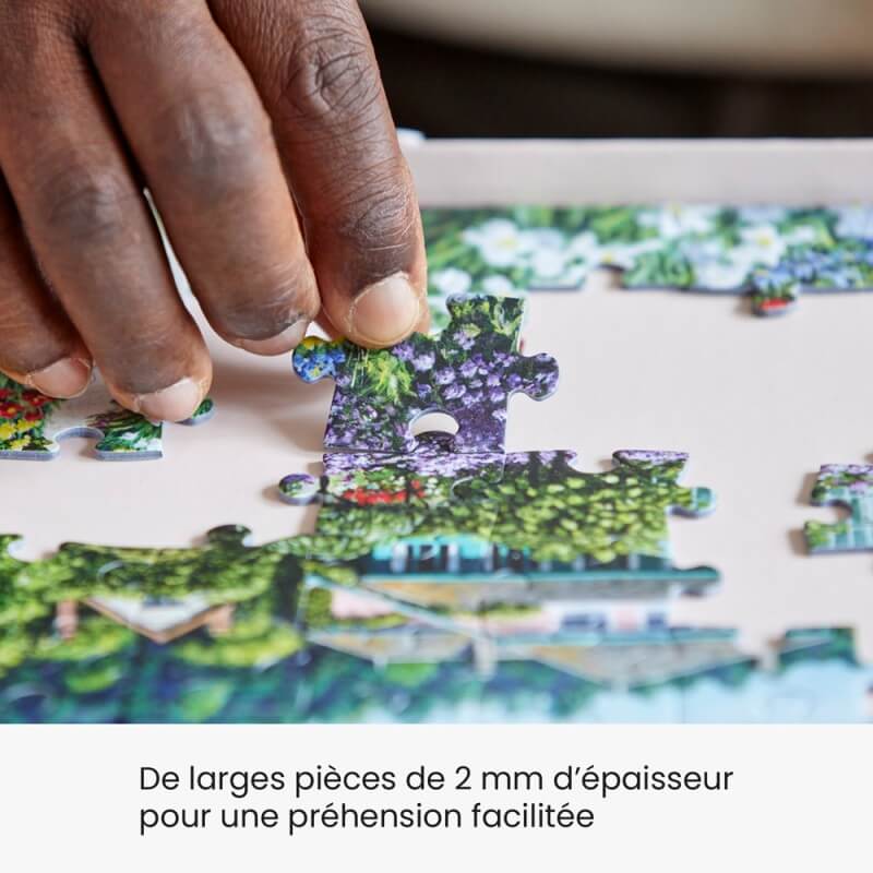 De larges pièces de 2 mm d’épaisseur
pour une préhension facilitée
