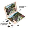 Un puzzle qui peut être réalisé dans sa boite avec un modèle pour vous aider.