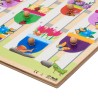 Puzzle à boutons Fleurs