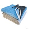 Couverture lestée 4 kg avec housse lavable 100x150 cm