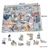 Puzzle avec contour - Chats - 45 pièces
