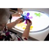 Table lumineuse ronde grande taille - 60 cm