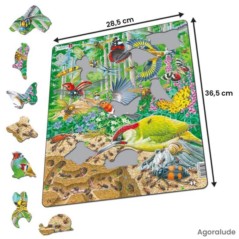 Puzzle avec contour Sous-bois