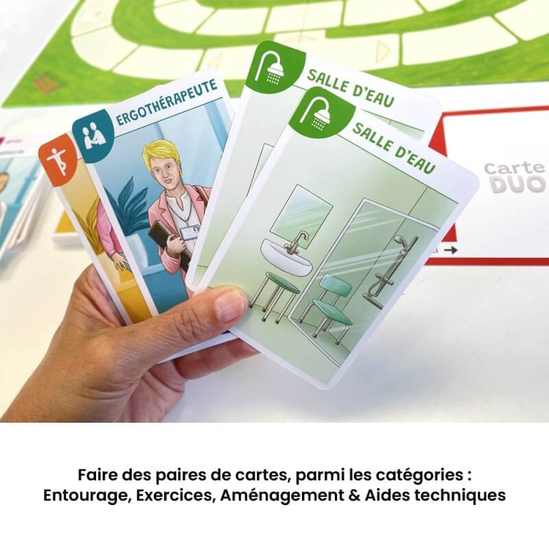 Prévent'Chutes - cartes DUO - Faire des paires avec les différentes catégories