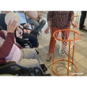 Un panier adapté aux personnes en fauteuil roulant