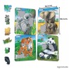 Puzzles animaux du monde - Puzzle pour troubles cognitifs