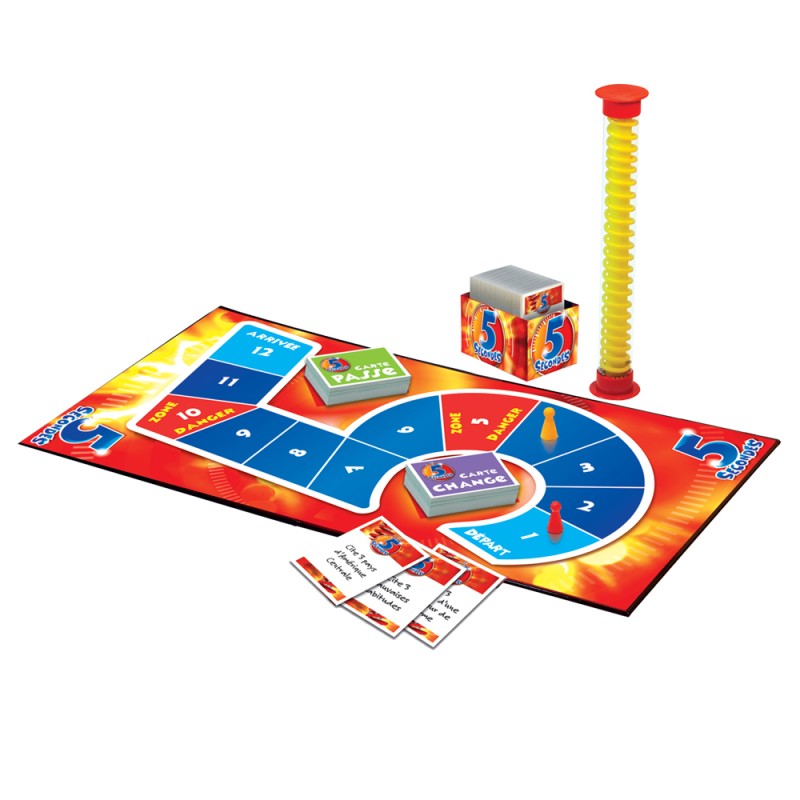 5 secondes - jeu de société - répondre rapidement aux questions