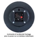 Horloge magnétique - pour tableaux éphéméride en maison de retraite