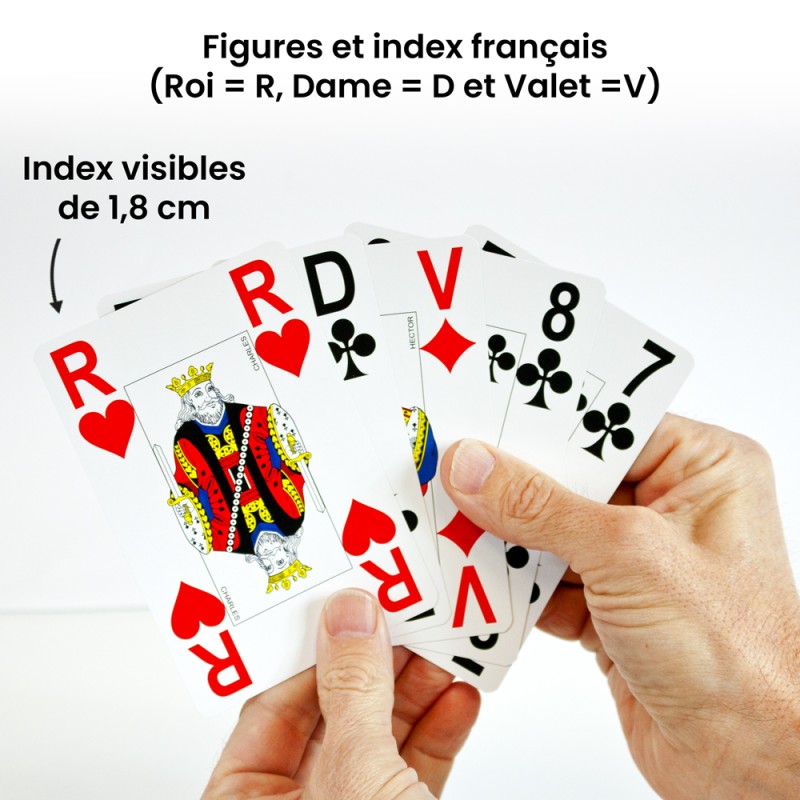 Jeux de cartes pour malvoyant