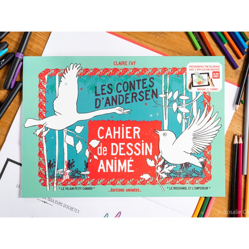 Cahier de Dessin Animé - Les Contes d'Andersen