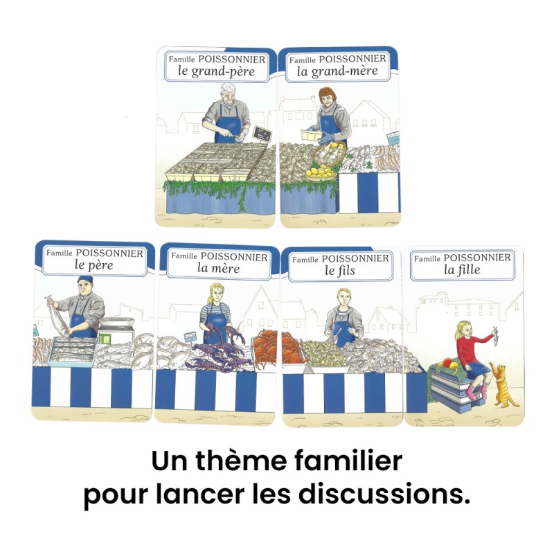 Grand jeu 7 familles pour les enfants et les grands-parents