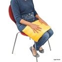 Coussin lesté doux - jaune