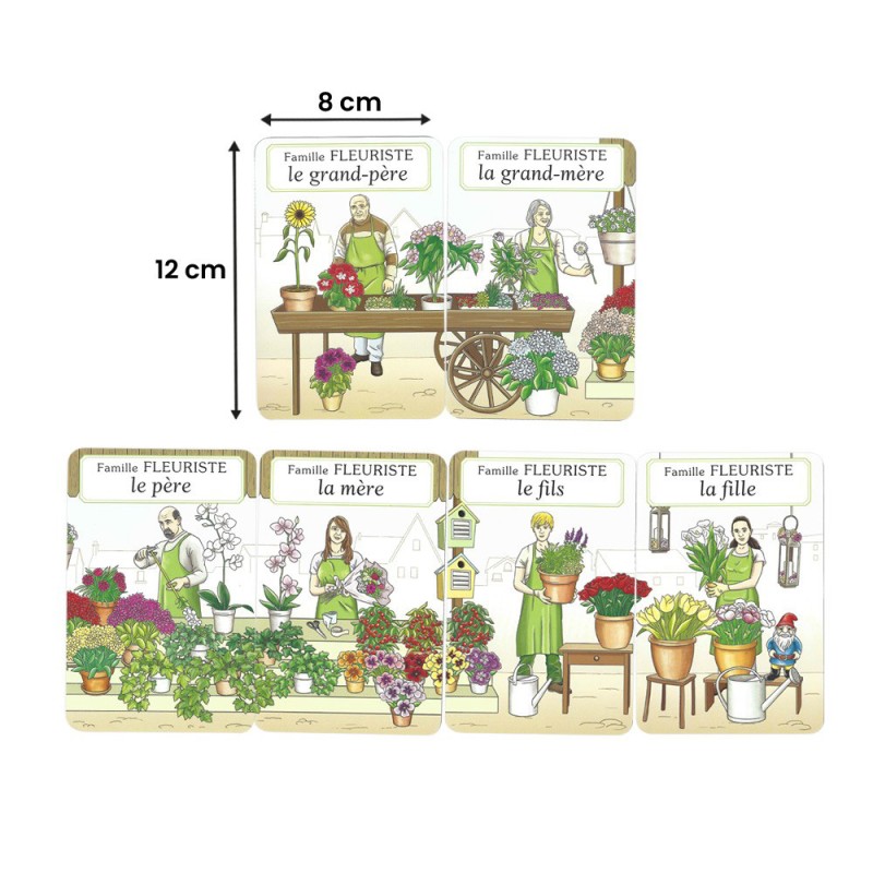 Grand jeu 7 familles pour les enfants et les grands-parents
