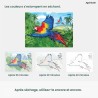 Aquapaint peinture à l'eau Les oiseaux - lot de 5 tableaux réutilisables