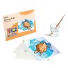 Aquapaint peinture à l'eau Animaux marins - lot de 5 tableaux réutilisables