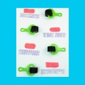 Rouleaux fantaisie verts