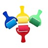 Rouleaux en mousse - lot de 4