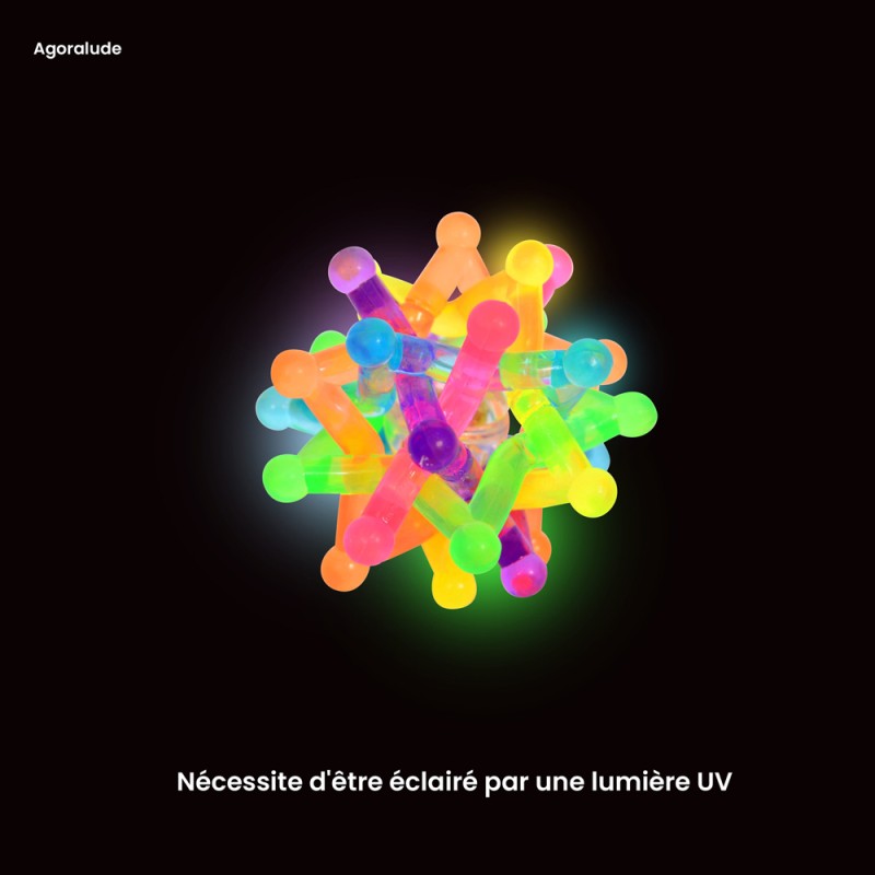 Balles étoile UV phosphorescente