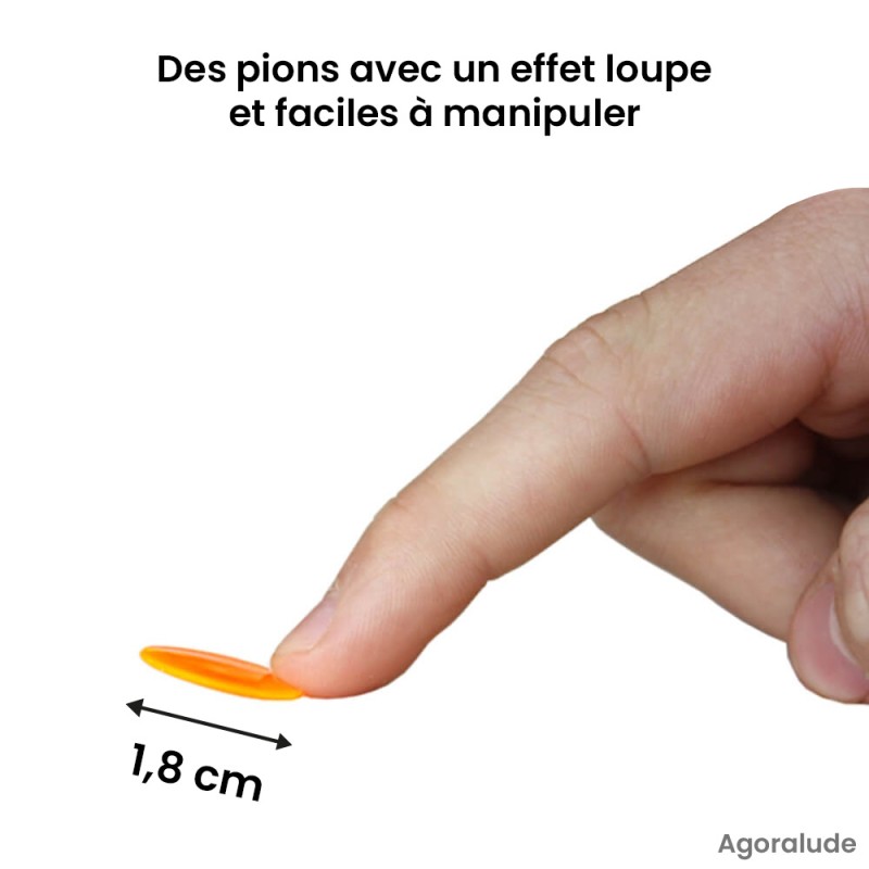 Pions de loto bombés - Accessoires loto pour animation en ehpad