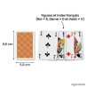 jeu de 54 cartes 100% plastique index français