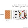 2 jeux de 54 cartes 100% plastique index français