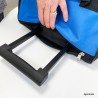 Sac pour kit Animation à domicile - 70 l à roulettes noir/bleu