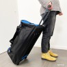Sac pour kit Animation à domicile - 70 l à roulettes noir/bleu