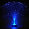 Lampe fibres optiques Bouquet lumineux base paillettes