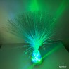 Lampe fibres optiques Bouquet lumineux base paillettes