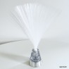 Lampe fibres optiques Bouquet lumineux base paillettes