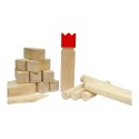 Jeu de Kubb - Le Jeu de quille viking traditionnel en bois