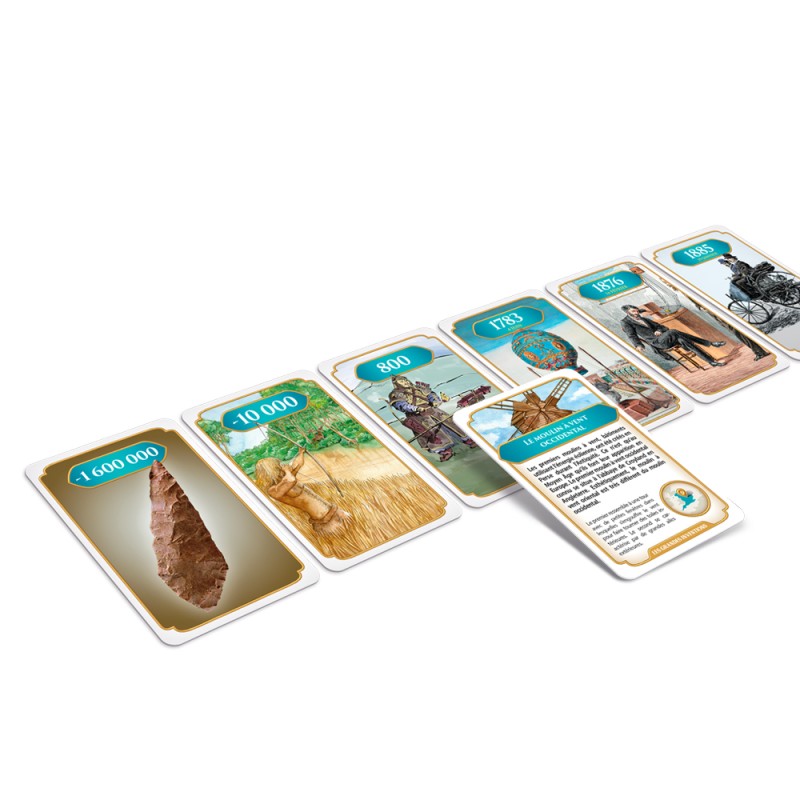 Chroni inventions - jeux  de société pour remettre l'histoire dans l'ordre chronologique