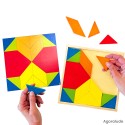 Jeu d'encastrement - Mosaïque étoile - Jeux de manipulation seniors