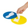 Empreintes avec stickers
