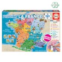 France Puzzle - Carte de France avec les nouveaux départements