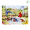 Puzzle adapté Oiseaux autour de l'eau - 35 pièces
